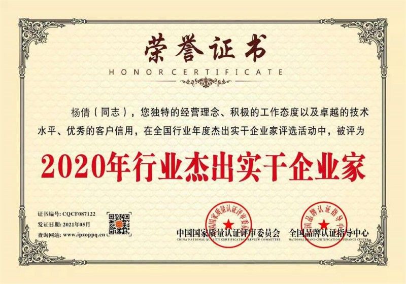 2020年行业实干企业家